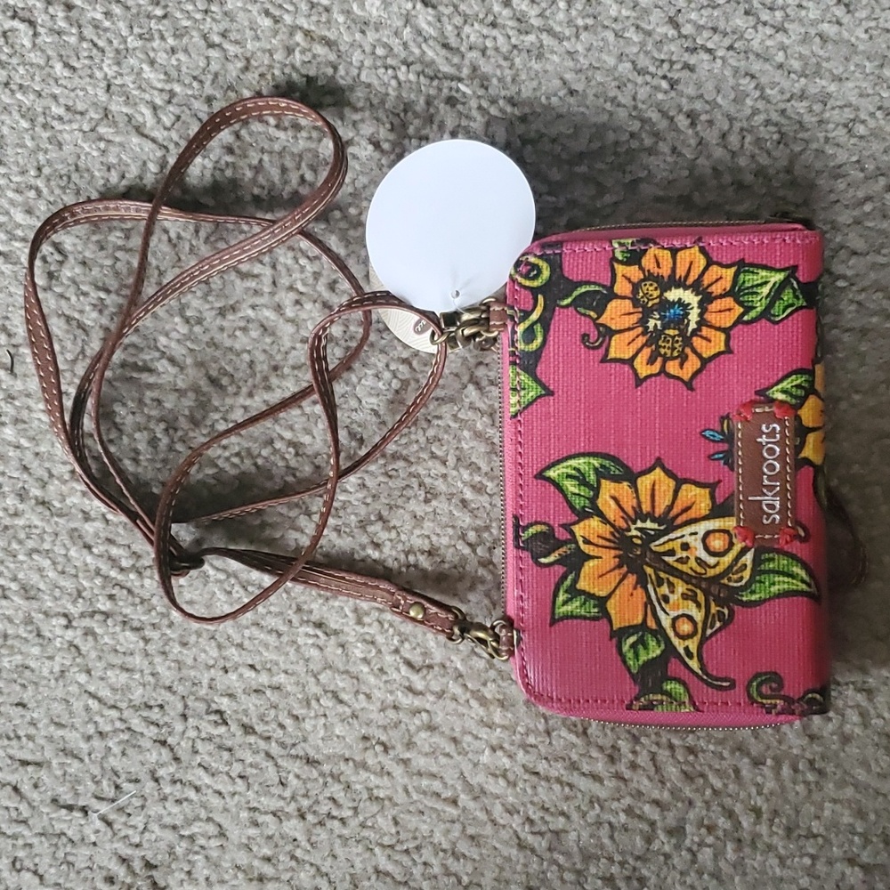 New The Sakroots Wallet Crossbody Bag